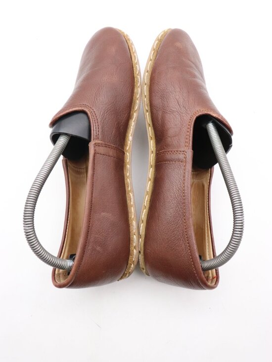 Sabah Shoes Men\'s Size EU 41 Brown Leather Loafer Slip On Handmade Turkey main image 6